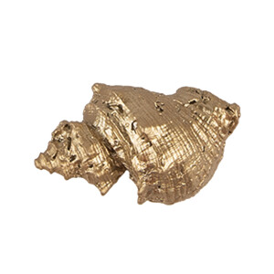 Set 2 butoni mobilier polirasina aurie Scoica 4x3x3 cm