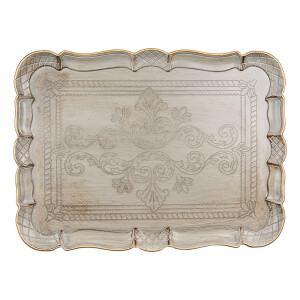 Tava plastic gri 40x30x2 cm
