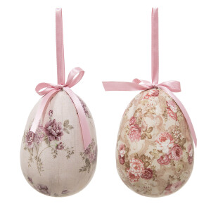 Set 2 Oua decorative Paste Ø 9x12 cm