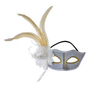 Masca Venetiana decorativa multicolora 22x9x21 cm