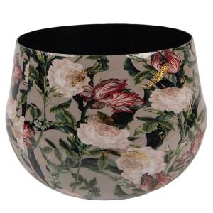 Vaza flori metal multicolor Flowers Ø 13x10 cm