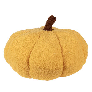 Dovleac Halloween decorativ poliester galben maro Ø 30x18 cm