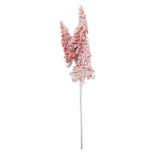 Crenguta Craciun artificiala rosie 10x6x54 cm