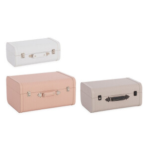 Set 3 valize depozitare Merryn 40x22x16h; 45x28x20h; 50x34x24h