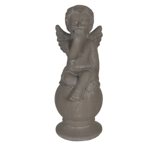 Figurina ceramica gri Inger 16x15x38 cm