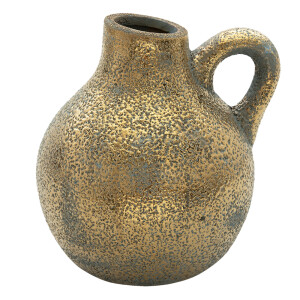 Vaza ceramica aurie 19x17x20 cm