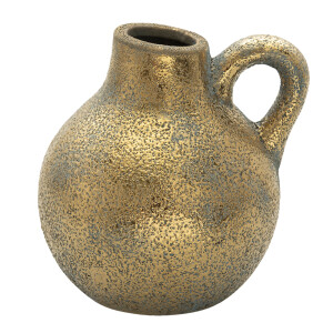 Vaza ceramica aurie 16x14x16 cm