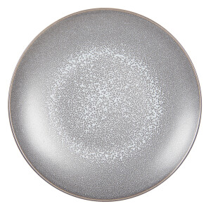 Set 4 farfurii ceramica gri 27x3 cm