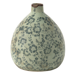 Vaza ceramica verde 17x19 cm