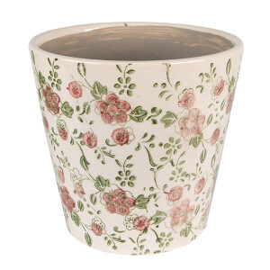 Ghiveci flori ceramica multicolora 17x16 cm