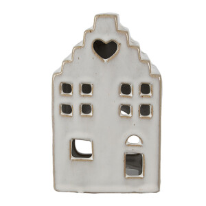 Candela Casuta portelan bej 9x7x14 cm