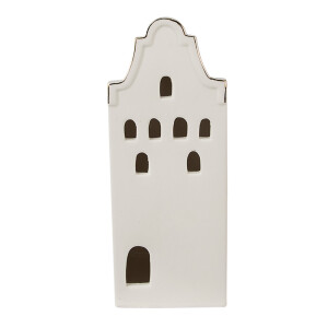 Casuta portelan bej 7x6x16 cm
