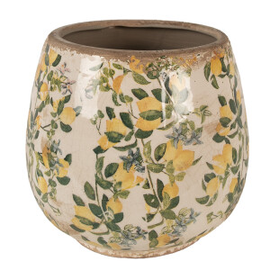 Ghiveci flori ceramica multicolora Lamai 18x17 cm