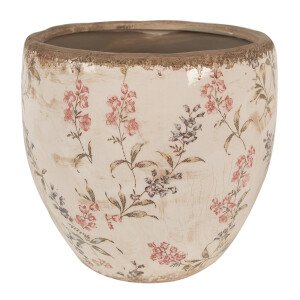 Ghiveci flori ceramica multicolora Ø 18x17 cm