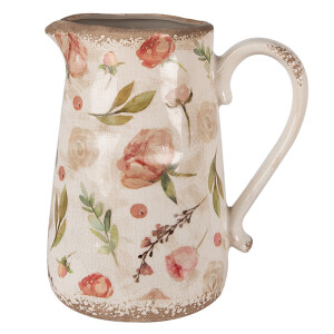 Carafa decorativa ceramica multicolora Rose 21x15x23 cm