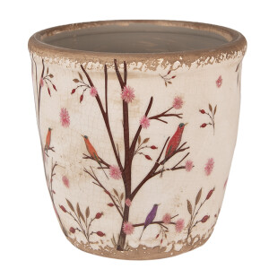 Ghiveci flori ceramica multicolora Forest 16x16 cm