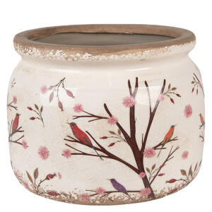 Ghiveci flori ceramica multicolora Forest 20x15 cm