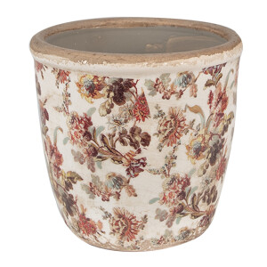Ghiveci flori ceramica multicolora Autumn 14x13 cm