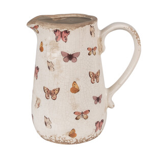 Carafa decorativa ceramica multicolora Fluturasi 16x12x18 cm