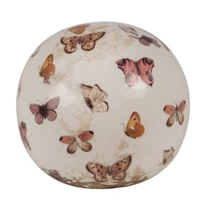 Set 2 sfere ceramica Fluturasi 10x10 cm