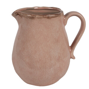 Carafa decorativa ceramica roz 21x16x20 cm