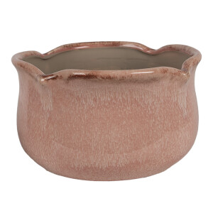Ghiveci flori ceramica roz 20x11 cm