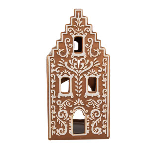 Candela Casuta portelan alb maro 7x7x15 cm