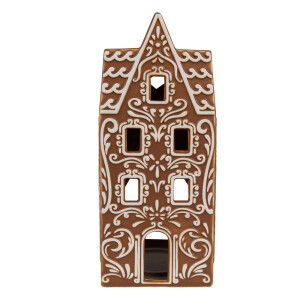 Candela Casuta portelan alb maro 7x7x17 cm
