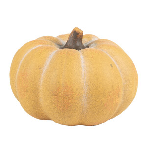 Dovleac decorativ ceramica galbena 15x10 cm