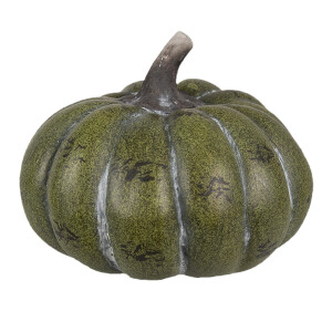 Dovleac decorativ ceramica verde 14x10 cm