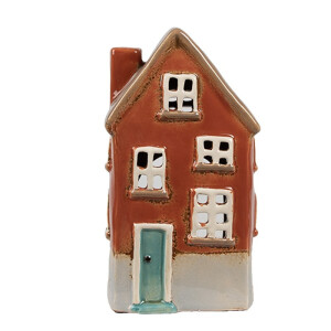 Candela Casuta ceramica multicolora 10x8x18 cm