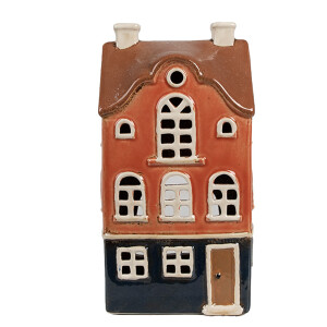 Candela Casuta ceramica multicolora 12x9x22 cm