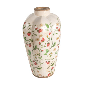 Vaza flori ceramica multicolora 21x34 cm