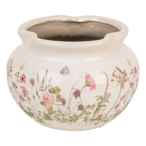 Ghiveci flori ceramica multicolora Ø 23x16 cm