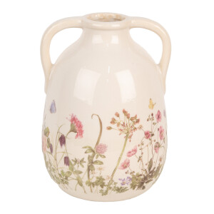 Vaza flori ceramica multicolora Ø 16x22 cm