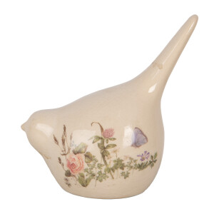 Figurina Pasare ceramica multicolora 14x9x15 cm