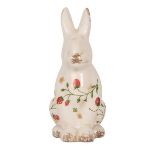 Figurina Iepuras Paste ceramica Strawberries 16x12x28 cm