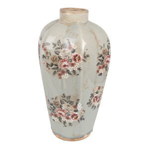 Vaza flori ceramica multicolora Romantic 24x40 cm