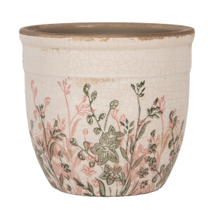Ghiveci flori ceramica multicolora Garden 16x14 cm