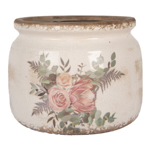 Ghiveci flori ceramica multicolora Ø 20x15 cm