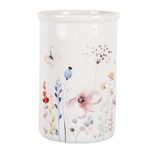 Suport periute dinti ceramica multicolora 8x12 cm