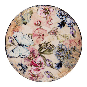 Suport vase fierbinti ceramica multicolora Ø 16x1 cm