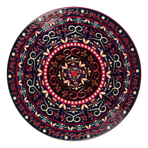 Suport vase fierbinti ceramica multicolora 25 x1 cm