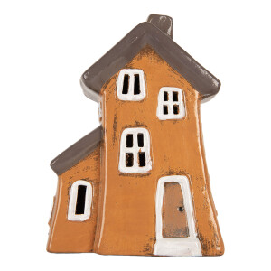 Candela Craciun Casuta ceramica multicolora 16x11x22 cm