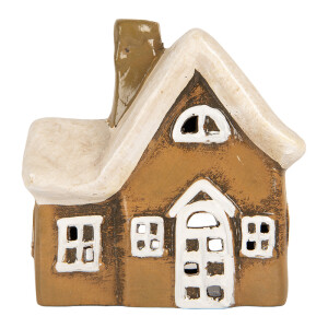 Candela Craciun Casuta ceramica multicolora 13x7x13 cm