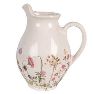 Carafa decorativa ceramica multicolora 16x12x19 cm