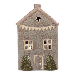 Candela Casuta Turta Dulce ceramica 10x8x15 cm