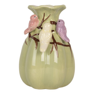 Vaza flori ceramica multicolora Ø 10x14 cm