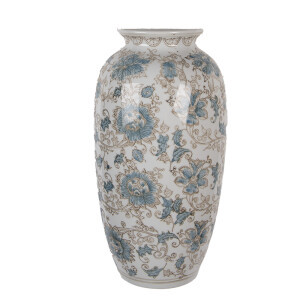 Vaza flori ceramica multicolora 19x10x38 cm