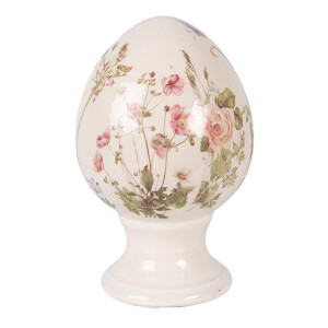 Ou Paste decorativ ceramica multicolora Ø 9x14 cm